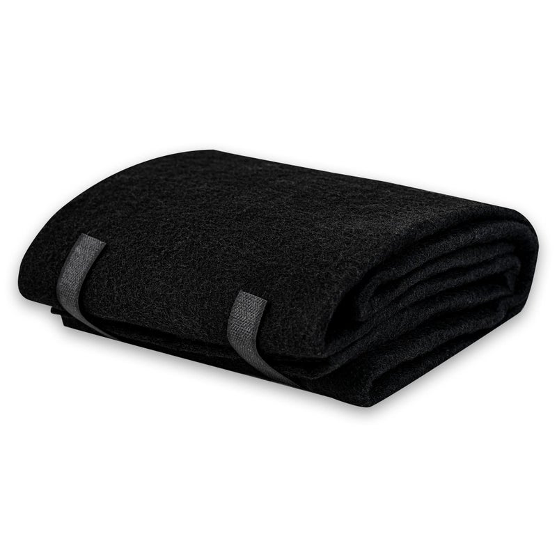 CFS â€“ 16" x 48" Premium Cut-to-Fit Activated Carbon Pre-Filter Pad Compatible with 38002 Models â€“ Fresh & Filtered Air for Indoor and Home â€“ Charcoal Air Filter Sheet â€“ Black - Image 1